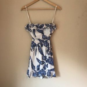Beach shell strapless dress Lilly Pulitzer